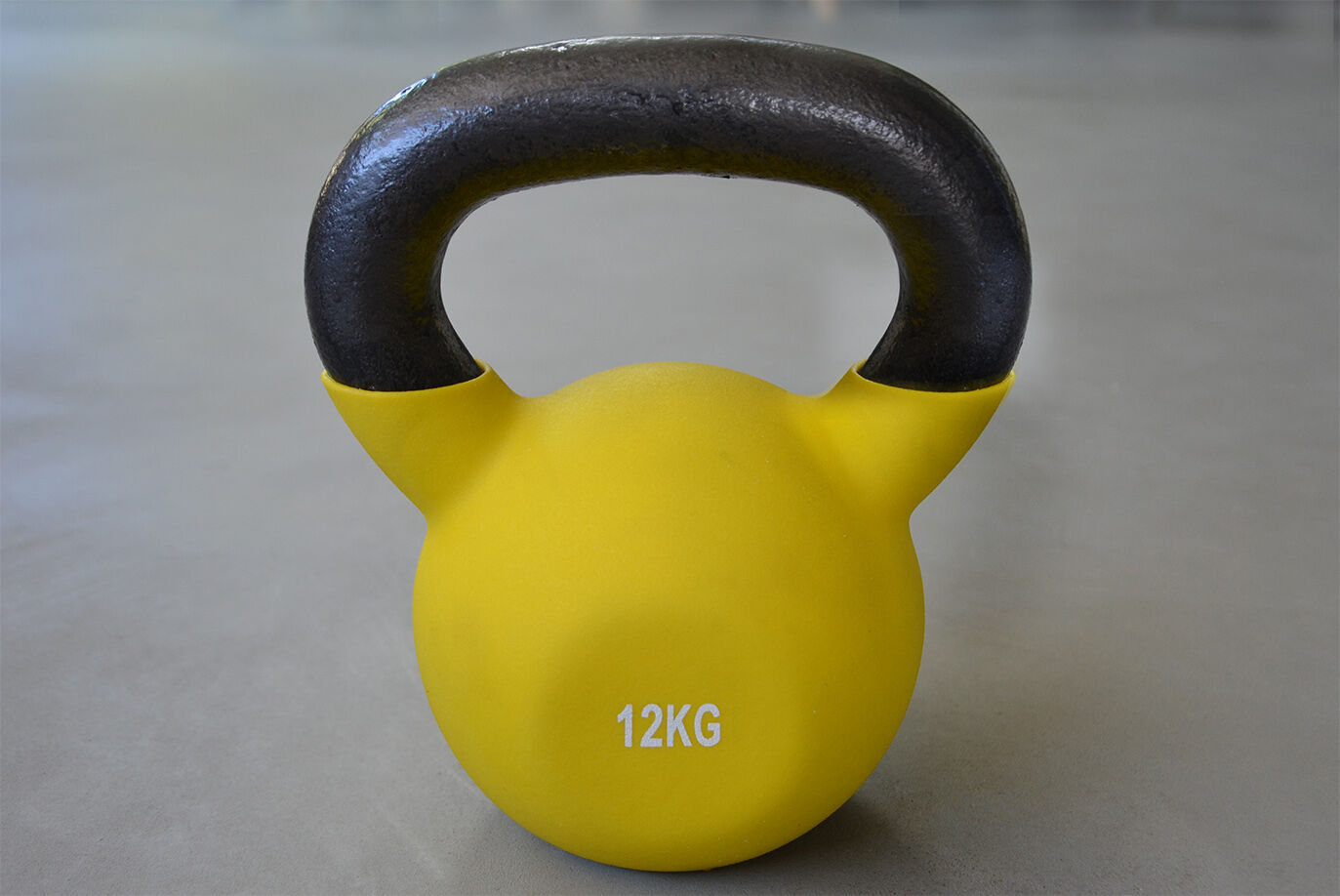 12kg Neoprene Covered Kettlebell, Muscle Strength