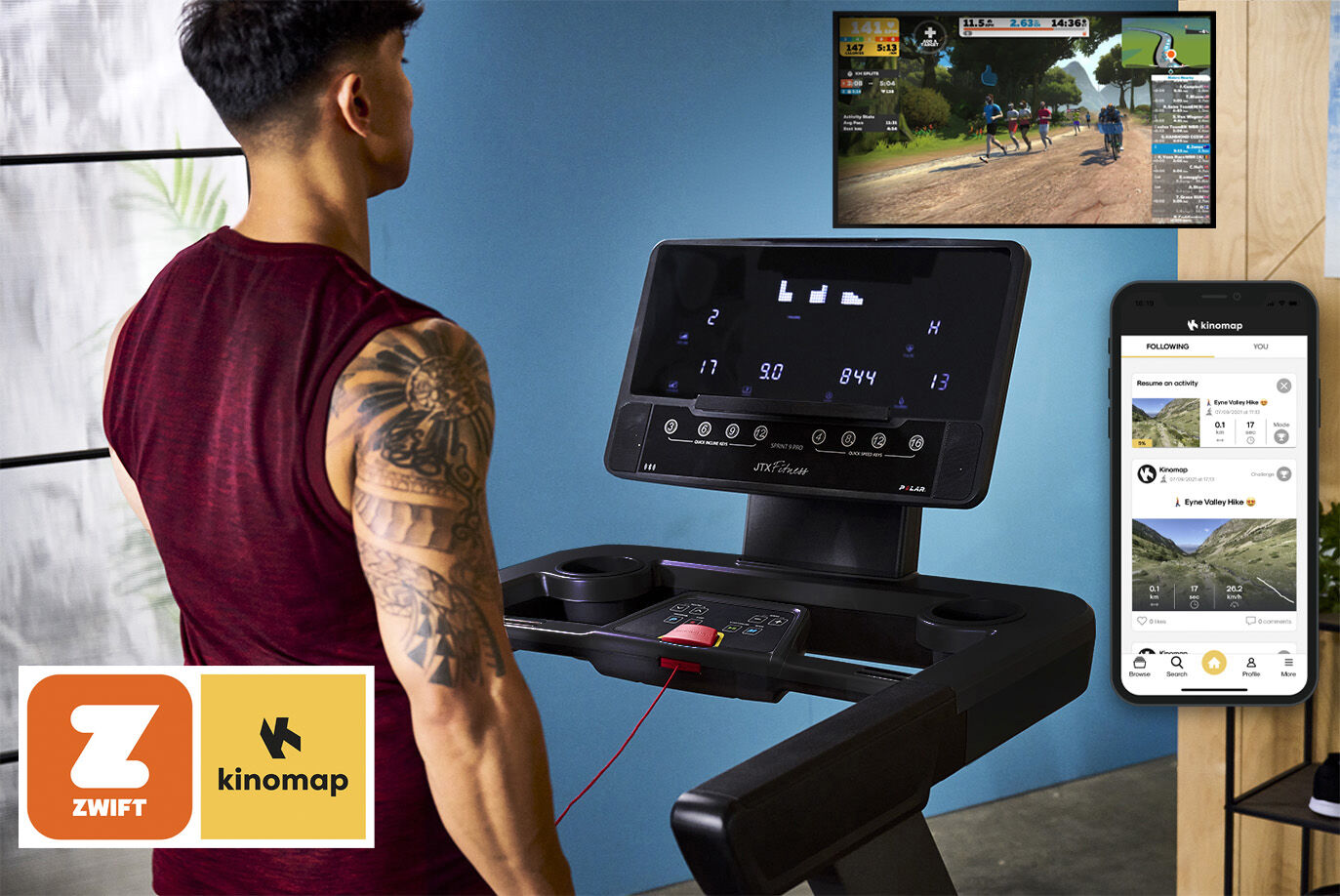 Fixed Treadmill Console Popular App Connectivity