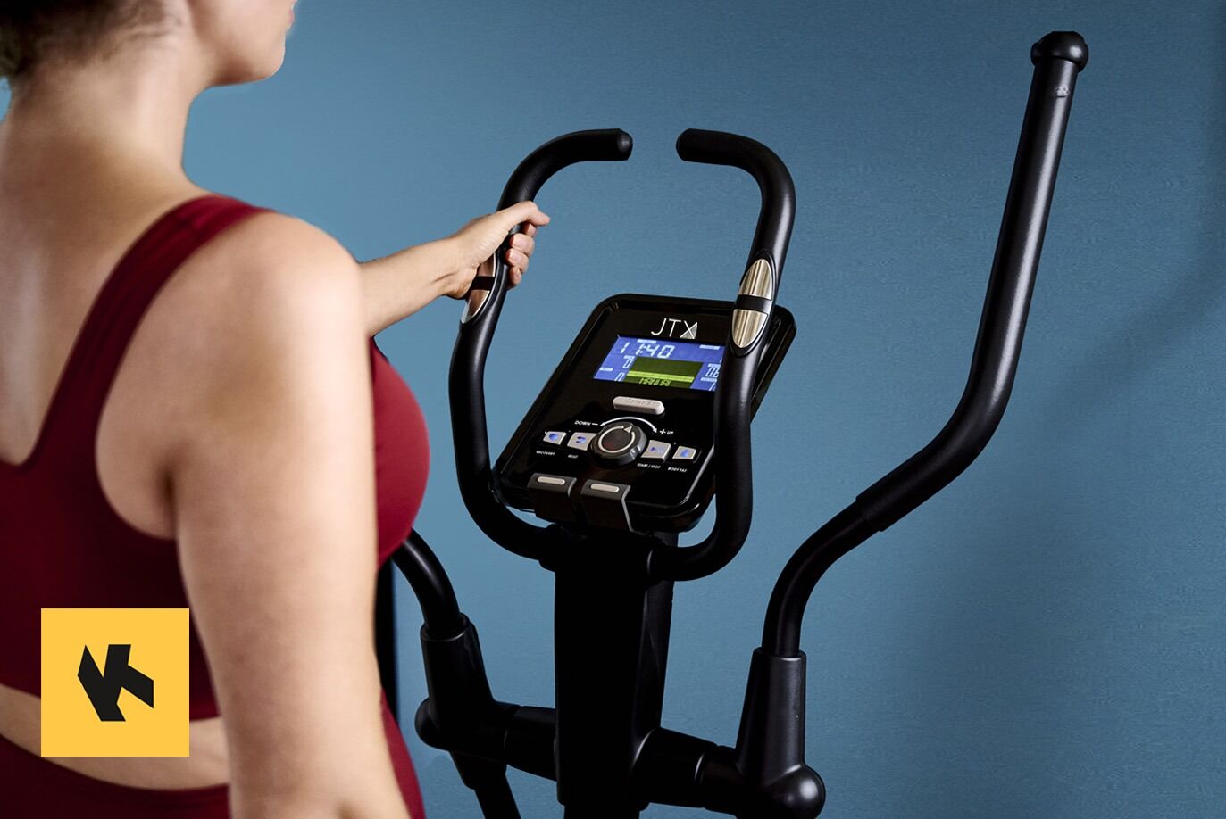 JTX Strider-X8 cross trainer console with connectivity to Kinomap