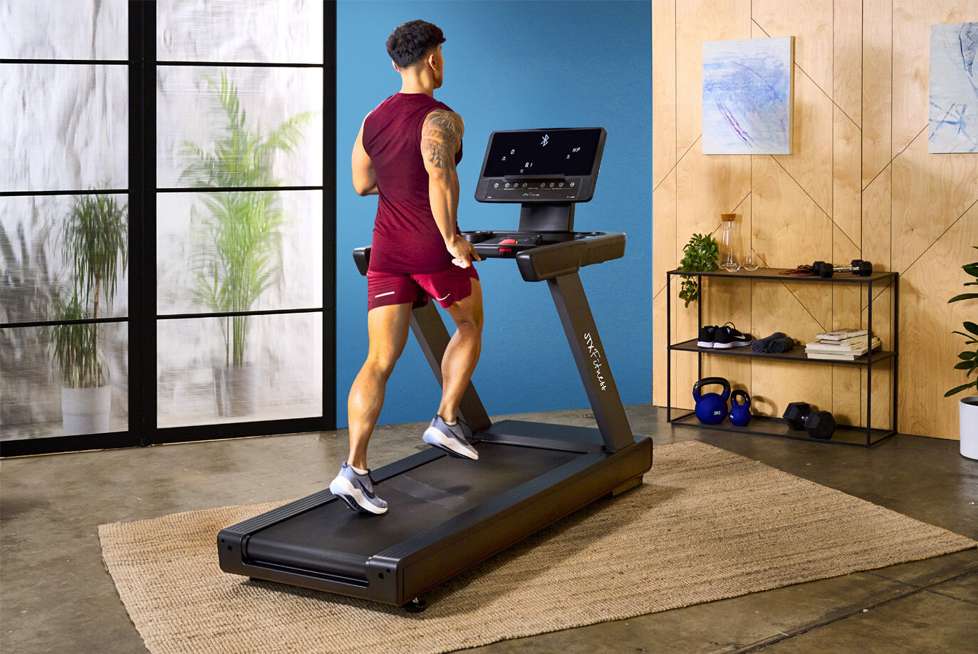 Gym Treadmill With Bluetooth Connection To Zwift And Kinomap