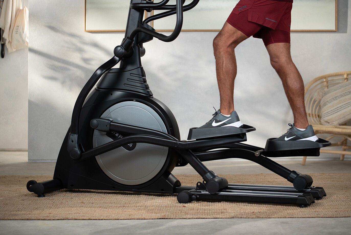 Front Drive Folding Cross Trainer Stride Length