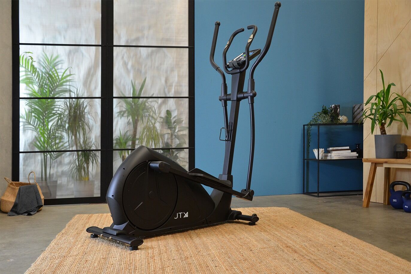 JTX Fitness Strider-X8 cross trainer in lifestyle setting