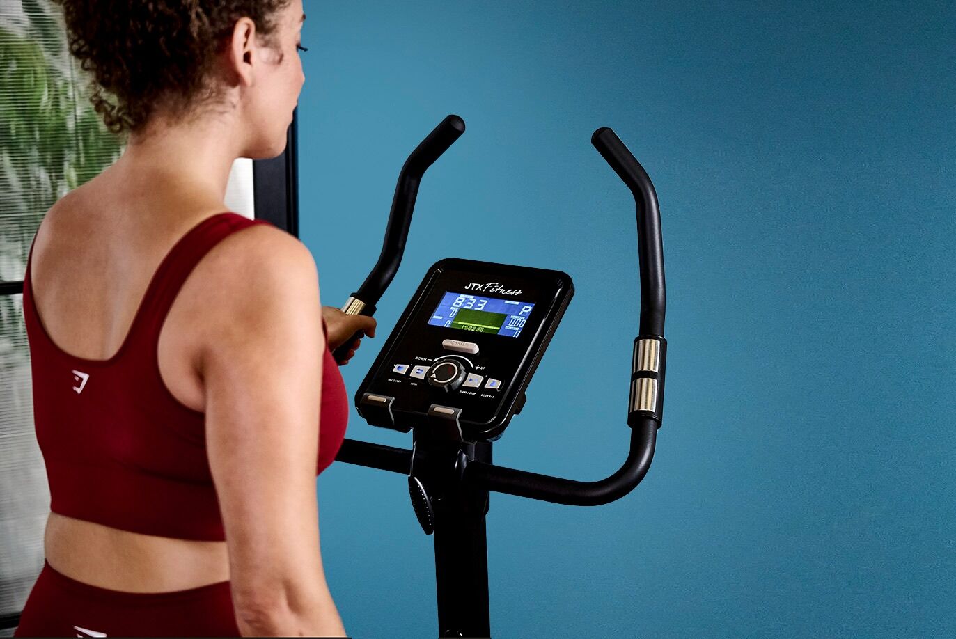 Interactive Exercise Bike Console