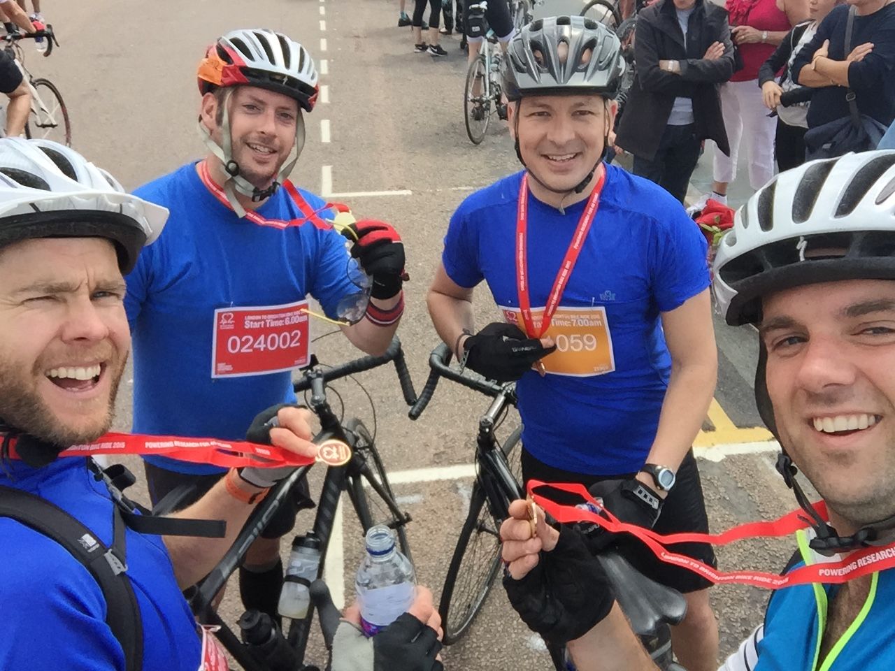 BHF London To Brighton Bike Ride Team JTX