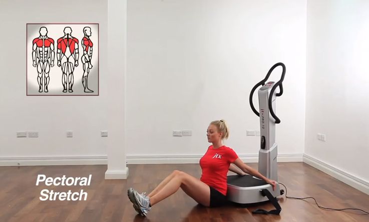 Vibration Plate Stretch | Pectoral Stretch |How To Guide