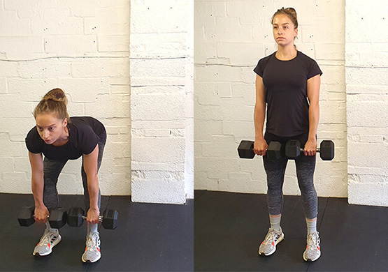 Dumbbell Workout - Deadlift