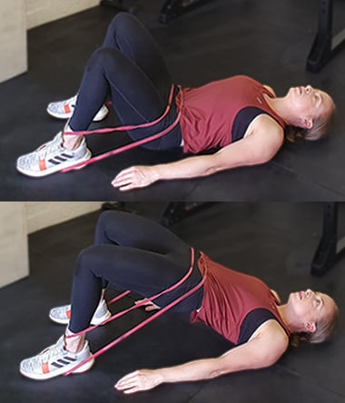 Power Band Workout - Glute Bridge