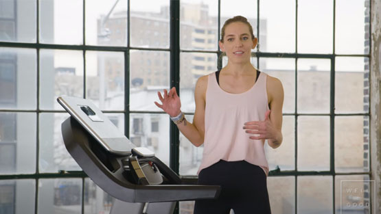 Strength building treadmill workout