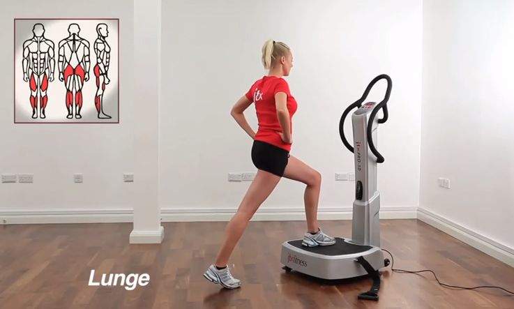 Leg Toning Exercises Vibration Plate Lunges Jtx Fitness 4743